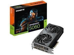 GIGABYTE NVIDIA GeForce RTX 5060 Windforce OC 8GB GDDR7 Graphics Card