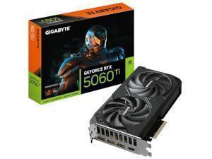 GIGABYTE NVIDIA GeForce RTX 5060 Ti Windforce OC 16GB GDDR7 Graphics Card                                                                                            