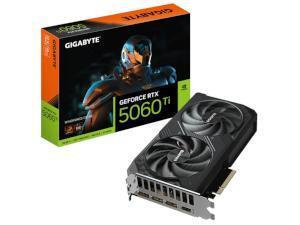 GIGABYTE NVIDIA GeForce RTX 5060 Ti Windforce OC 8GB GDDR7 Graphics Card