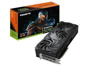 GIGABYTE NVIDIA GeForce RTX 5090 Windforce 3X OC 32GB GDDR7 Graphics Card                                                                                            
