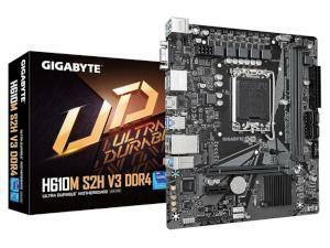 GIGABYTE H610M S2H V3 DDR4 Intel H610 Chipset Socket 1700 Micro ATX Motherboard                                                                                    