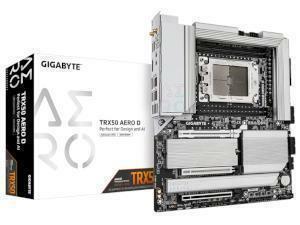 GIGABYTE TRX50 Aero D AMD TRX50 Socket sTR5 E-ATX Motherboard                                                                                                      