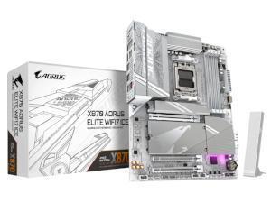 GIGABYTE X870 Aorus Elite WIFI7 ICE AMD X870 Chipset (Socket AM5) ATX Motherboard