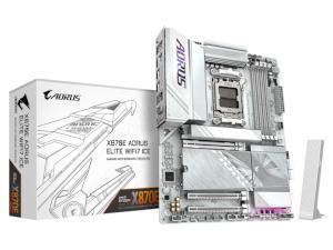 GIGABYTE X870E Aorus Elite WIFI7 ICE AMD X870 Chipset (Socket AM5) ATX Motherboard