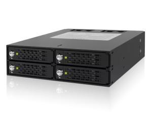 ICY DOCK ToughArmor MB994SK-1B 4 Bay Hot Swap 5.25" Mobile Rack Cage