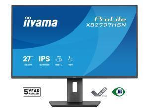 iiyama XB2797HSN-B1 27" IPS LCD USB-C Dock Display with 65W Charging