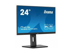 iiyama XUB2497HSN-B1 24" IPS LCD USB-C Dock Display with 65W Charging