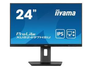iiyama ProLite XUB2497HSU-B2 24inch Class Full HD LED Monitor - 16:9 - Matte Black                                                                                      