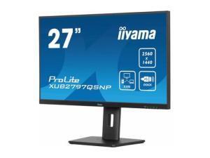 iiyama XUB2797QSNP-B1 27inch IPS LCD USB-C Dock Display with 96W Charging                                                                                               