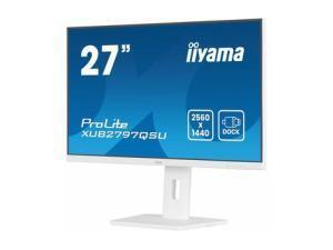 iiyama ProLite XUB2797QSU-W2 27inch Class WQHD LED Monitor - 16:9 - Matt White                                                                                          
