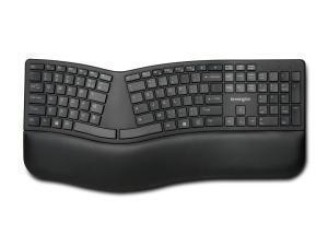 Kensington Wireless Ergonomic Keyboard - Pro Fit Ergo Wireless Keyboard, Natural Split Keyboard with UK Layout                                                       