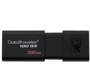 Kingston DataTraveler 100 G3 32GB USB 3.0 Flash Memory Drive                                                                                                         