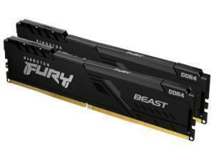 Kingston FURY Beast 32GB 2x16GB DDR4 3200MHz CL16 Memory RAM Kit                                                                                                 