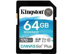 Kingston Canvas Go! Plus 64GB SD Memory Card