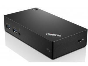 Lenovo ThinkPad USB 3.0 Pro Dock Docking station USB GigE 45 Watt for Miix 510-12; 720-12; ThinkPad L470; L570; P51; P71; T470; T570; X270; ThinkPad Yoga 370