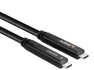 Lindy 10m USB 3.2 Gen 2 & DP 1.4 Type C Hybrid Cable