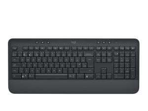 Logitech Signature K650 Keyboard - Wireless Connectivity - English (UK) - QWERTY Layout - Graphite Grey