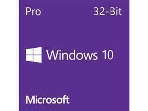 Windows 10 Professional 32Bit English DVD - OEM                                                                                                                      