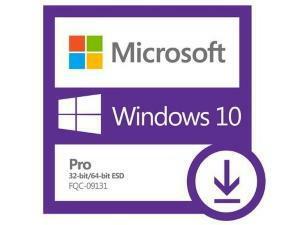 Windows 10 Professional Creators - 32-bit/64-bit, English – Electronic Software Download                                                                             