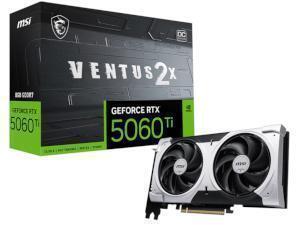 MSI NVIDIA GeForce RTX 5060 Ti Ventus 2X OC Plus 8GB GDDR7 Graphics Card                                                                                             