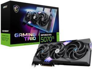 MSI NVIDIA GeForce RTX 5070 Ti Gaming Trio OC 16GB GDDR7 Graphics Card                                                                                               