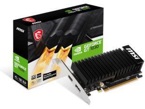 MSI NVIDIA GeForce GT 1030 4GB DDR4 Graphics Card