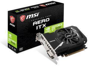MSI NVIDIA GeForce GT 1030 AERO ITX 2GB DDR4 Graphics Card                                                                                                           