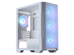 MAG FORGE M100R Tempered Glass ARGB White Mini Tower Chassis