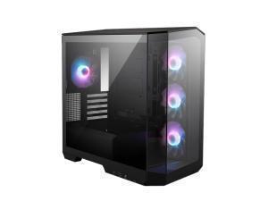 MSI MAG PANO M100R PZ Black Micro-ATX Tower Case                                                                                                                     