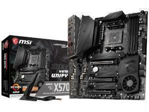 MSI MEG X570 UNIFY AMD X570 Chipset (Socket AM4) ATX Motherboard                                                                                                     