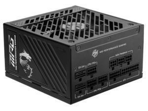 MSI MPG A1000GS PCIE5 1000W 80 PLUS Gold Fully Modular ATX Power Supply / PSU