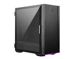 MSI MPG QUIETUDE 100S Black Tempered Glass ATX Gaming Case - Mid Tower                                                                                               