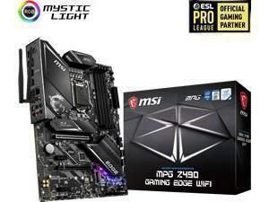 MSI MPG Z490 GAMING EDGE WIFI LGA1200 Z490 Chipset ATX Motherboard                                                                                                   