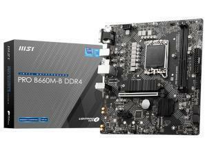 MSI Pro B660M-B DDR4 Intel B660 Chipset Socket 1700 Motherboard