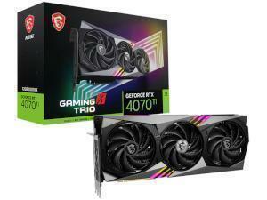 MSI NVIDIA GeForce RTX 4070 Ti Gaming X Trio 12GB GDDR6X Graphics Card                                                                                               