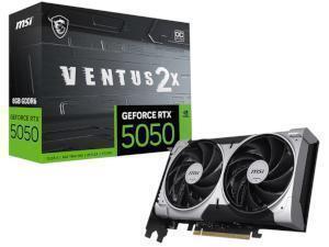 MSI NVIDIA GeForce RTX 5050 Ventus 2X OC 8GB GDDR6 Graphics Card