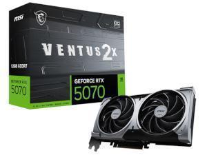 MSI NVIDIA GeForce RTX 5070 Ventus 2X OC 12GB GDDR7 Graphics Card
