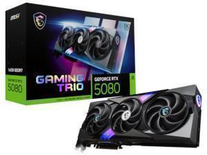 MSI NVIDIA GeForce RTX 5080 Gaming Trio OC 16GB GDDR7 Graphics Card                                                                                                  