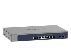 Netgear MS510TXM 8 Ports Manageable Ethernet Switch - 3 Layer Supported - Modular - 47 W Power Consumption - Twisted Pair, Optical Fiber - Rack-mountable, Desktop