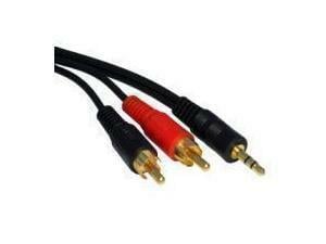 Novatech 3.5mm - 2x RCA Cable - 3m                                                                                                                                   