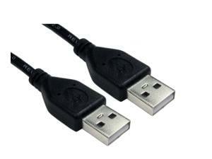 Cables Direct 1.80 m USB Data Transfer Cable - First End: USB 2.0 Type A - Male - Second End: USB 2.0 Type A - Male                                                  