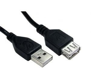 Cables Direct USB Data Transfer Cable - 5 m - Type A Male USB - Type A Female USB                                                                                    