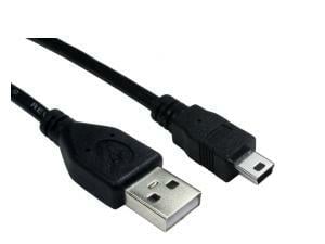 Cables Direct 50 cm USB Cable - Type A Male USB - Type B Male Mini USB                                                                                               