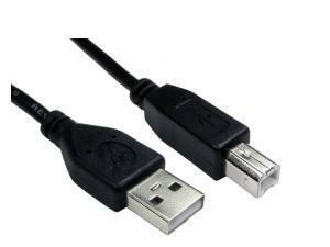 Cables Direct USB Data Transfer Cable - 50 cm - Type A Male USB - Type B Male USB                                                                                    