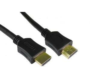 Cables Direct 0.5m High Speed HDMI with Ethernet Cable - Black                                                                                                       