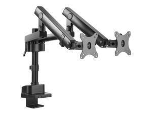 V7 DMPRO2DTA-3E Desk Mount for Monitor - Matte Black - 2 Displays                                                                                                  