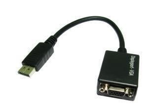 Novatech Display Port To VGA - 15cm                                                                                                                                  