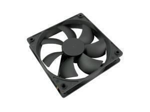 Novatech Black Case Fan - 120mm 3 pin                                                                                                                                