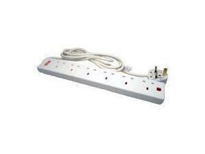 6 Way Extension Lead, 2 Mtrs                                                                                                                                         