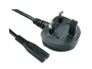 2m UK Plug to C7 Mains Lead                                                                                                                                          